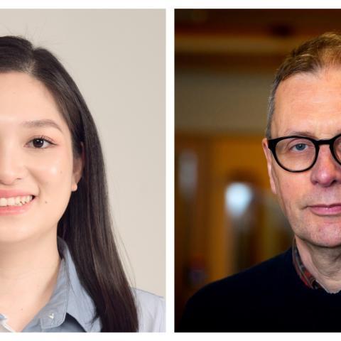 Hong Nhung Vu og Eiríkur Steingrímsson